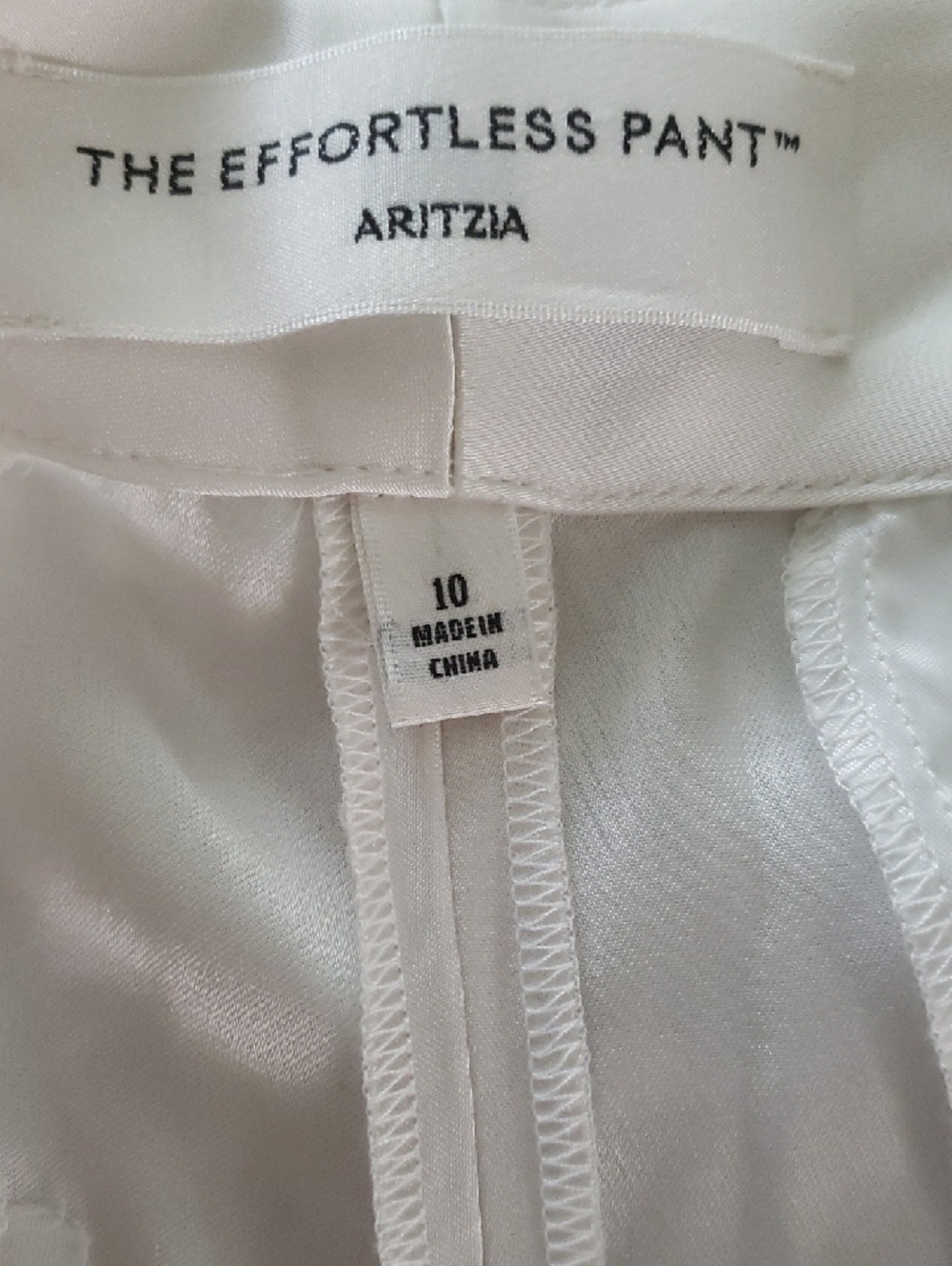 NWT Aritzia The Effortless Pant Satin- 10 - Picture 8 of 9